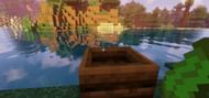 Shown: Kelp about to be composted in the composter (Image via Minecraft)